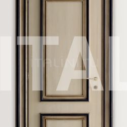 New Design Porte PIETRALTA 1324/QQ Ivory and black painted door Classic Wood Interior Doors - №19