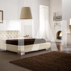 Saber Opera line, light brown lacquer _ Letto Vision quilted leather, butter-colored - №45