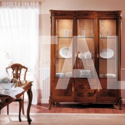 Marzorati Classic display cabinet Library  - ROYAL NOCE / Showcase with 3 doors - №77