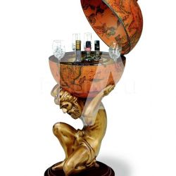 Zofolli "Atlas" statue bar globe - Classic - №3