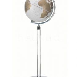 Zofolli "Era" floorstanding globe in essential and modern style - White/Gold - №99