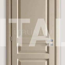 New Design Porte KORINTHOS 1396/QQ 1850 glossy dove gray 100 gloss lacquered casing with cyma korintos Modern Interior Doors - №219