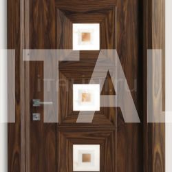 New Design Porte MONDRIAN 915/QQ/04 Rosewood alabaster inserts 04 Modern Interior Doors - №218