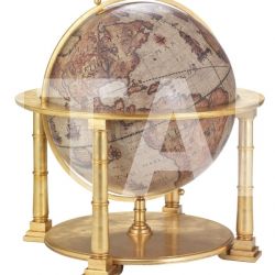 Zofolli Exclusive wooden globe "Colosso" - Gold - №69