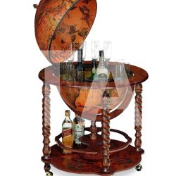 Zofolli Spiral leg bar globe with large drinks cabinet "Bacco" - №47