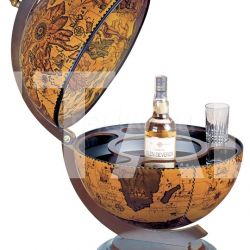 Zofolli "Sfera 42" desk bar globe - Ebony - №155