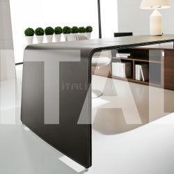 Ideal Form Team Sestante White Leather Desk - №13