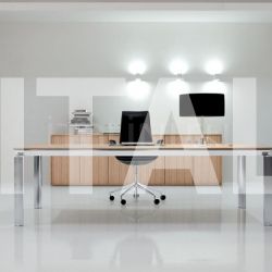 Martex Executive office with Zebrano Chiaro Han desk, aluminium Brill structure. - №67