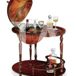 Zofolli Trolley globe with drink cabinet and tray "Giasone" - №4
