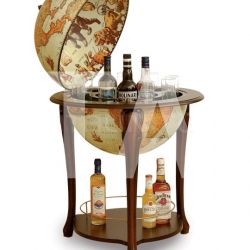 Zofolli Aristocratic bar globe with shelf "Atena" - Safari - №57
