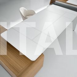 Ideal Form Team Sestante White Leather Desk - №12