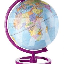 Zofolli "Colour Circle" educational desk globe - Cherry - №104