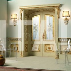 New Design Porte RE SOLE 3014/TQR/INT. INF./V  with TQR Re Sole New lowered arch doorway and panelling on the wall and frame with quilted Classic Wood Interior Doors - №27