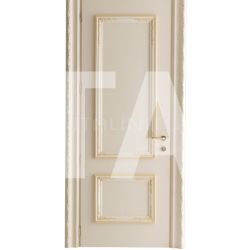 New Design Porte LEONFORTE 1334/QQ Ivory and ochre door Classic Wood Interior Doors - №14