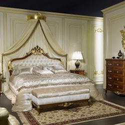 Vimercati Letto classico matrimoniale Luigi XV Francia - №18