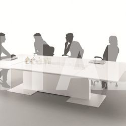 Martex Anyware meeting table with central rail for Turnable Screen. - №84