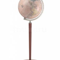 Zofolli "Vasco da Gama" floorstanding globe - Antique Brown/Pink Political - №113