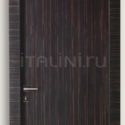 New Design Porte Giudetto Maxi 1011/QQ/A Gloss brushed multilaminar ebony. Modern Interior Doors - №161