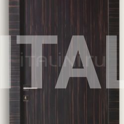 New Design Porte Giudetto Maxi 1011/QQ/A Gloss brushed multilaminar ebony. Modern Interior Doors - №161
