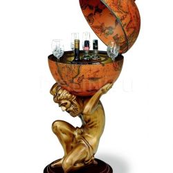 Zofolli "Atlas" statue bar globe - Classic - №3