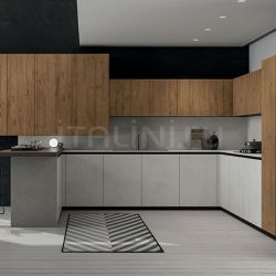 Gentili Cucine TIME con Gola Trendy Composizione n. 7 - №7