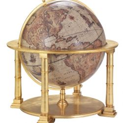 Zofolli Exclusive wooden globe "Colosso" - Gold - №69