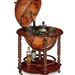 Zofolli Spiral leg bar globe with large drinks cabinet "Bacco" - №47