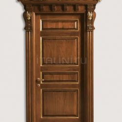 New Design Porte BASTIGLIA 1135/Q antiqued tulipwood with gold Classic Wood Interior Doors - №29