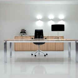 Martex Han executive and office furniture in Zebrano Chiaro wood. - №33