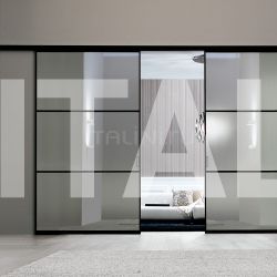 Bertolotto Porta plana parete free 3 luxor vetro reflex - №206