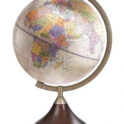 Zofolli "Coronelli" educational desk globe with wooden base - Pink Political - №120