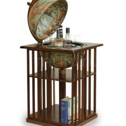 Zofolli Bar globe with bookshelf "Dafne" - Laguna - №44