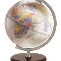 Zofolli "James Cook" educational desk globe - Pink Political - №118