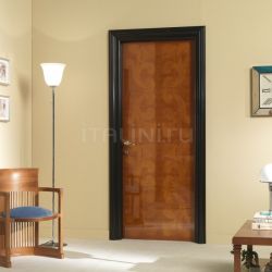 New Design Porte GORKY PARK 901/QQ Polished cherry Cover moulding Black lacquered Park Modern Interior Doors - №230