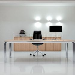 Martex Executive office with Zebrano Chiaro Han desk, aluminium Brill structure. - №67