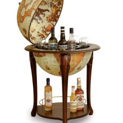 Zofolli Aristocratic bar globe with shelf "Atena" - Safari - №57