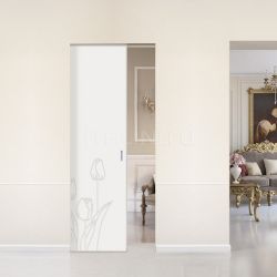 Bertolotto Porta a scomparsa walldoor Tulipan bianco - №55