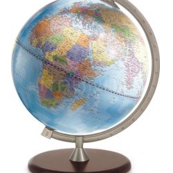 Zofolli "James Cook" educational desk globe - Light Blue Political - №117