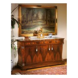 Marzorati Sideboard in wood Halls  - 99 NOCE / 3 doors sideboard - №5