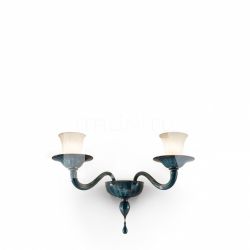 Fortuny Garbo 2-Arm Sconce Basso - №4