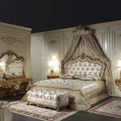 Vimercati Testiera elegante, letto Luigi XV Francia - №25