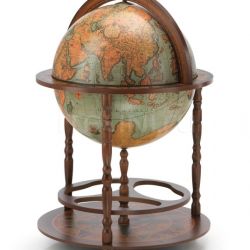 Zofolli Vintage bar globe with wide lower shelf "Calipso" - Laguna - №50