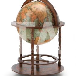 Zofolli Vintage bar globe with wide lower shelf "Calipso" - Laguna - №50