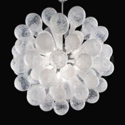 Simone Cenedese BUBBLE suspension lamp clear/white spots glass - №8