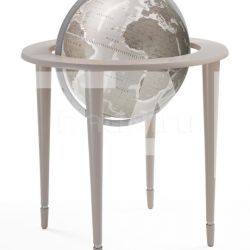 Zofolli "Amerigo Vespucci" contemporary style floorstanding globe - Greige - №132