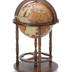 Zofolli Beech tree bar globe with storage space inside "Giunone" - Safari - №37