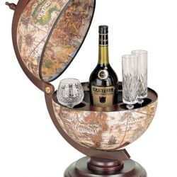 Zofolli "Sfera 33" small desk bar globe - Ivory - №23